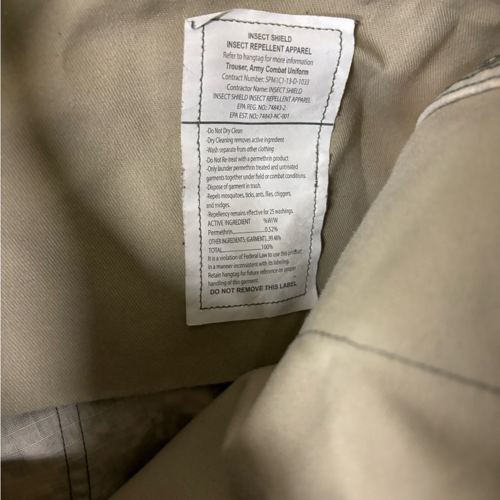 Vintage US military cargo baggy pants - Picture 4 of 9